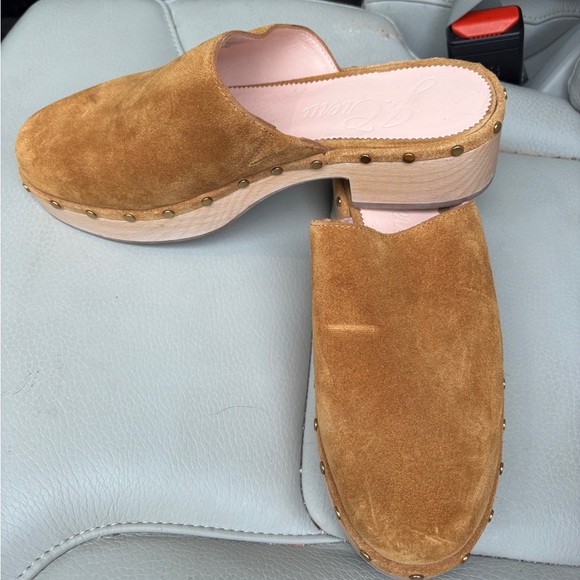 J Crew 8.5 wooden clogs - Picture 4 of 4